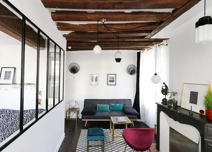 Paris, Bastille, Style Atelier D Artiste 公寓