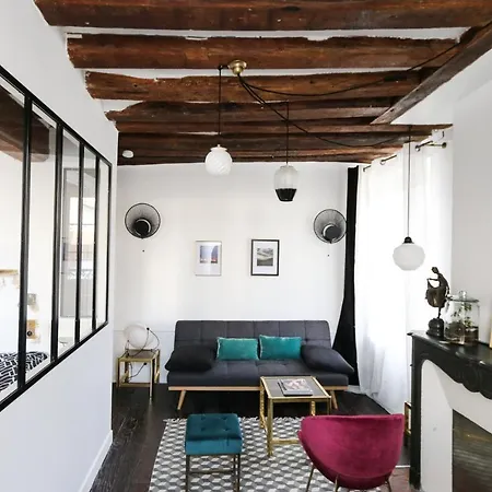 Paris, Bastille, Style Atelier D Artiste Appartement